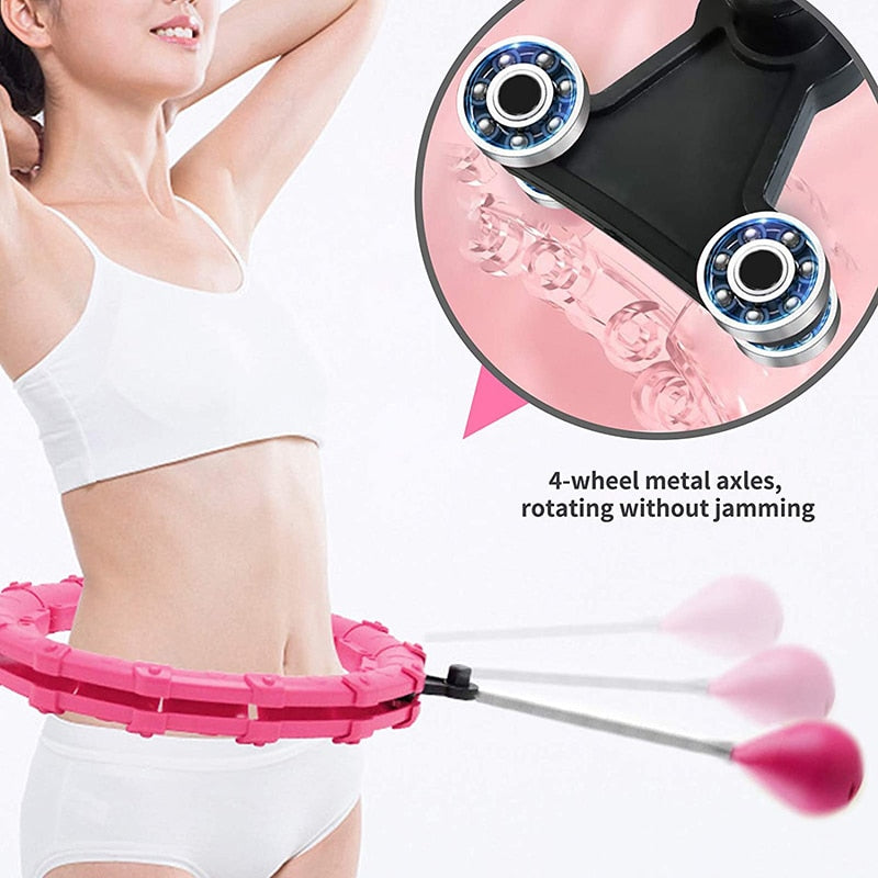 Slimming Hoop With Weight Exercise