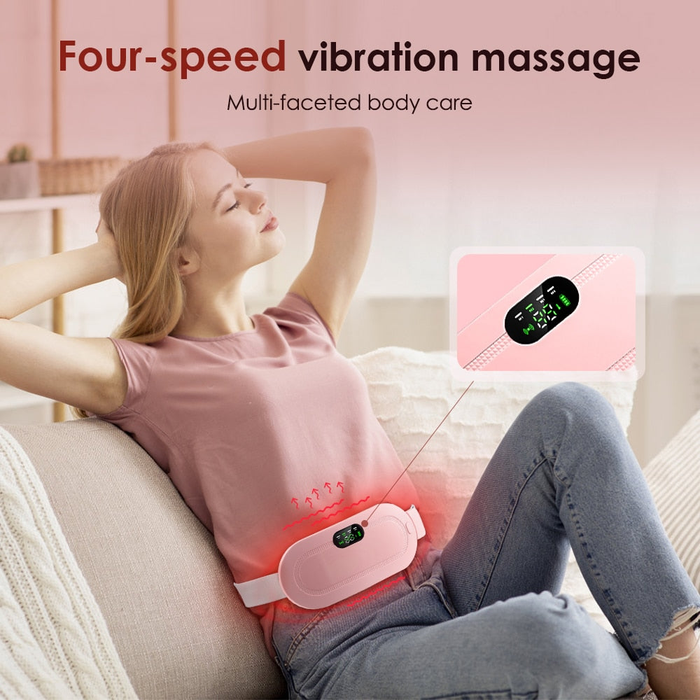 Women Electric Period Cramp Massager Belt